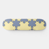 Tessellated Koch Snowflakes (Fraktal Muster) Skateboard (Horizontal)