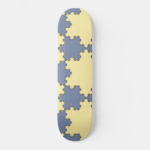 Tessellated Koch Snowflakes (Fraktal Muster) Skateboard