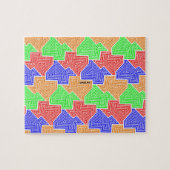 Tessellated Puzzlespiel "Dallas - Texas" Puzzle (Horizontal)