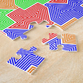 Tessellated Puzzlespiel "Dallas - Texas" Puzzle (Seite)