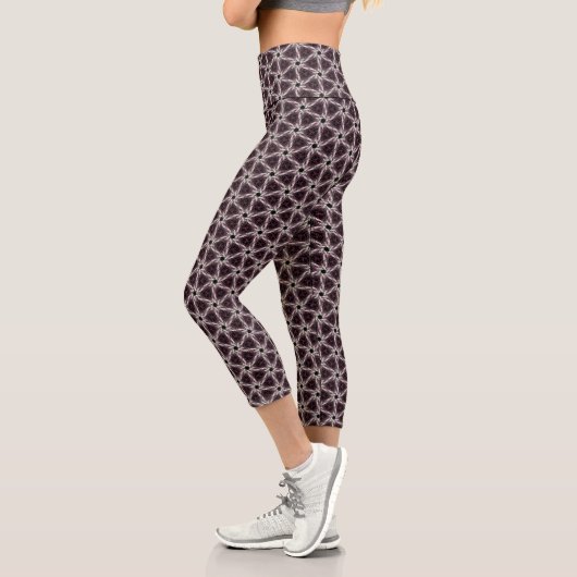 Tessellated Quilt Capri Leggings (Links)