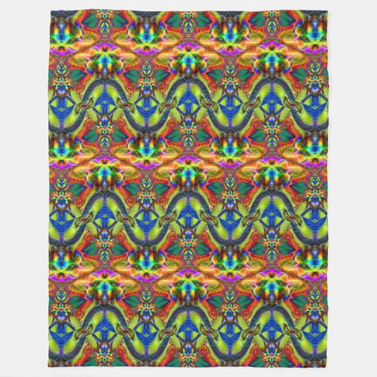 Tessellation Fleecedecke (Vorderseite)