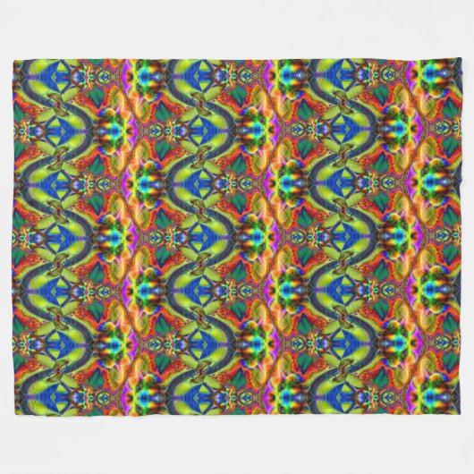 Tessellation Fleecedecke (Vorderseite (Horizontal))