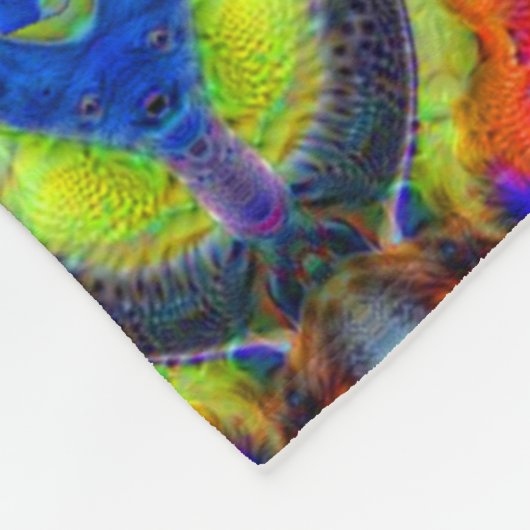 Tessellation Fleecedecke (Ecke)