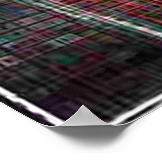 Tessellation (Vollfarbversion) Poster (Ecke)