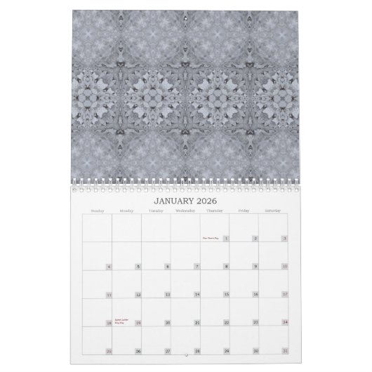 Tessellations Frost Manipulations Calendar Kalender (Jan 2026)