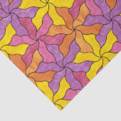 Tessellierte Blume aus Hartglas Seidenpapier (Ausschnitt)