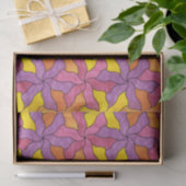 Tessellierte Blume aus Hartglas Seidenpapier (Geschenk)