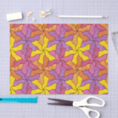 Tessellierte Blume aus Hartglas Seidenpapier (Handwerk)