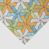 Tessellierte Blume aus Hartglas Seidenpapier (Ausschnitt)