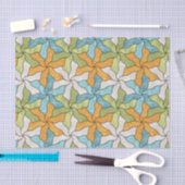 Tessellierte Blume aus Hartglas Seidenpapier (Handwerk)