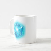 Tesseract, 4D Hypercube, Hyperwürfel Kaffeetasse (Vorderseite Links)