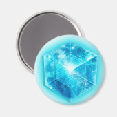 Tesseract, 4D Hypercube, Hyperwürfel Magnet (Vorderseite/Rückseite)