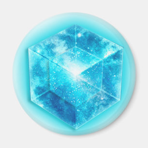 Tesseract, 4D Hypercube, Hyperwürfel Magnet
