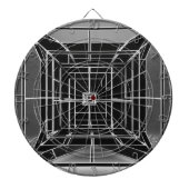 Tesseract Tesseract Body Fraktal drei Punkte Persp Dartscheibe (vorne)