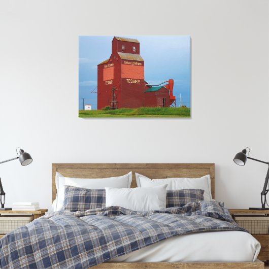 Tessier Grain Elevator Leinwanddruck (Insitu (Schlafzimmer))