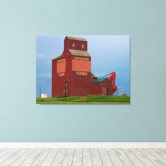 Tessier Grain Elevator Leinwanddruck (Insitu (Holzboden))