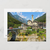 Tessin, Schweiz landschaftliches Foto Postkarte (Vorne/Hinten)