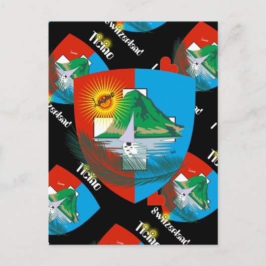Tessin Schweiz Postkarte (Vorderseite)