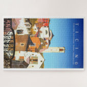Tessin, Schweiz Vintage Reiseplaner Puzzle (Horizontal)