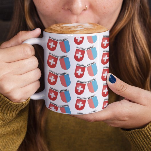 Tessin, Schweiz. Wappen in der Schweiz & Kanton Tasse