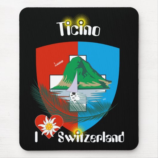 Tessin Svizzera / Tessin Schweiz Mousepad (Vorne)