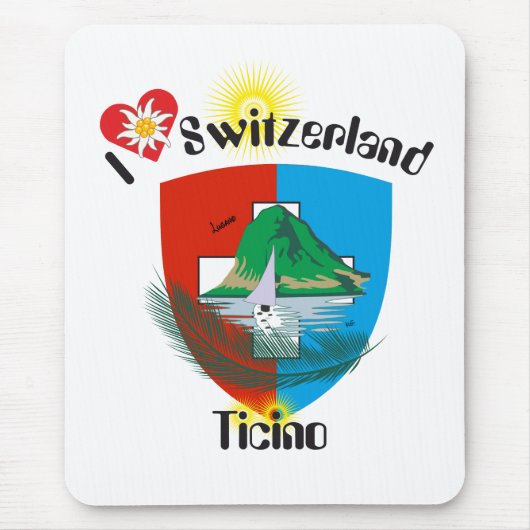 Tessin Svizzera / Tessin Schweiz Mousepad (Vorne)
