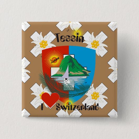 Tessin - Tessin - Schweiz - Svizzera Buttons (Vorderseite)