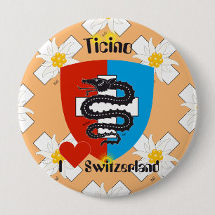 Tessin - Tessin - Schweiz - Svizzera Schaltfläche Button