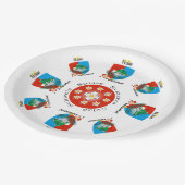 Tessin - Ticino - Schweiz - Svizzera Papierteller (Schrägansicht)