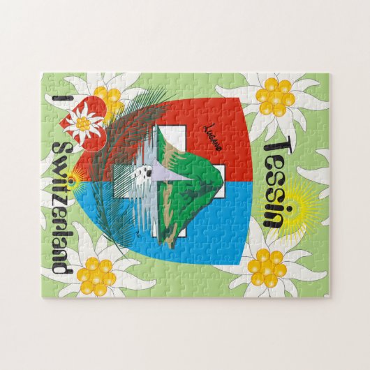 Tessin - Ticino - Schweiz - Svizzera Puzzles (Horizontal)