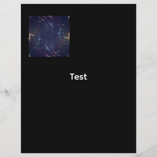 TEST 2 FLYER (Vorne)