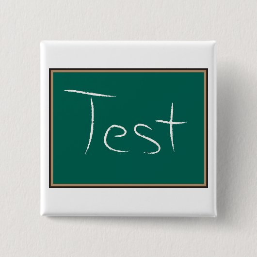 Test Chalkboard School Button (Vorderseite)