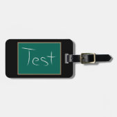 Test Chalkboard School Gepäckanhänger (Vorderseite horizontal)