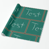 Test Chalkboard School Geschenkpapier (Ungerollt)