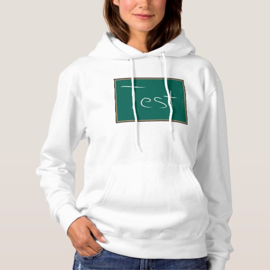 Test Chalkboard School Hoodie (Vorderseite)