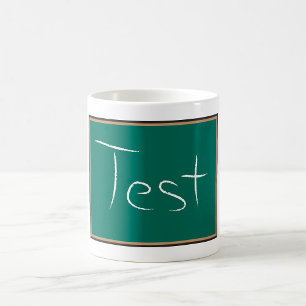 Test Chalkboard School Kaffeetasse