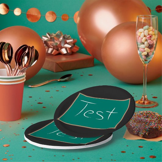Test Chalkboard School Pappteller