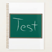 Test Chalkboard School Planer (Vorderseite)