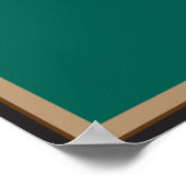 Test Chalkboard School Poster (Ecke)