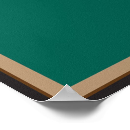 Test Chalkboard School Poster (Ecke)