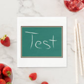 Test Chalkboard School Serviette (Beispiel)