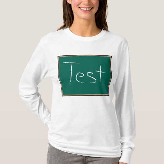 Test Chalkboard School T-Shirt (Vorderseite)