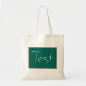 Test Chalkboard School Tragetasche (Vorne)