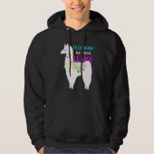 Test Day No Prob Llama Lehrer Test Hoodie (Vorderseite)