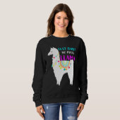 Test Day No Prob Llama Lehrer Test Sweatshirt (Vorne ganz)