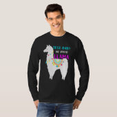 Test Day No Prob Llama Lehrer Test T-Shirt (Vorne ganz)