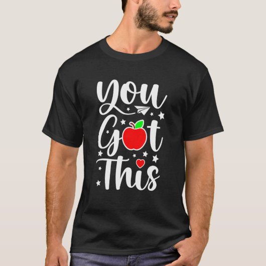 Test Day Rock The Test Don't Stress Testing 3 T-Shirt (Vorderseite)