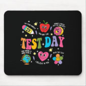 Test Day Rock The Test Testing Day Motivational Te Mousepad (Vorne)