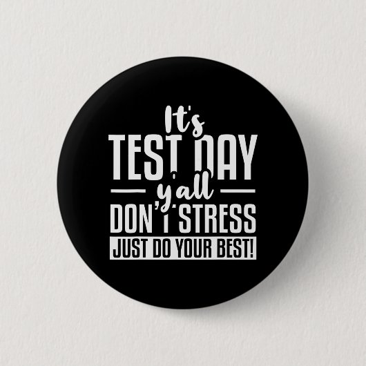 Test Day School Examination Button (Vorderseite)